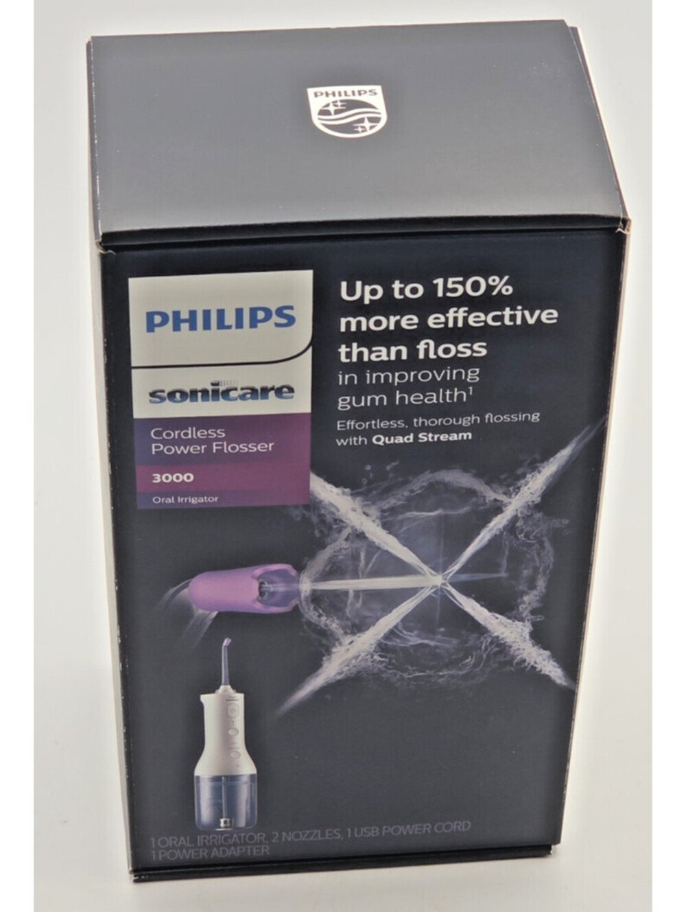 Philips Sonicare HX3826/21 Cordless Power Flosser 3000 Water Flosser Open Box